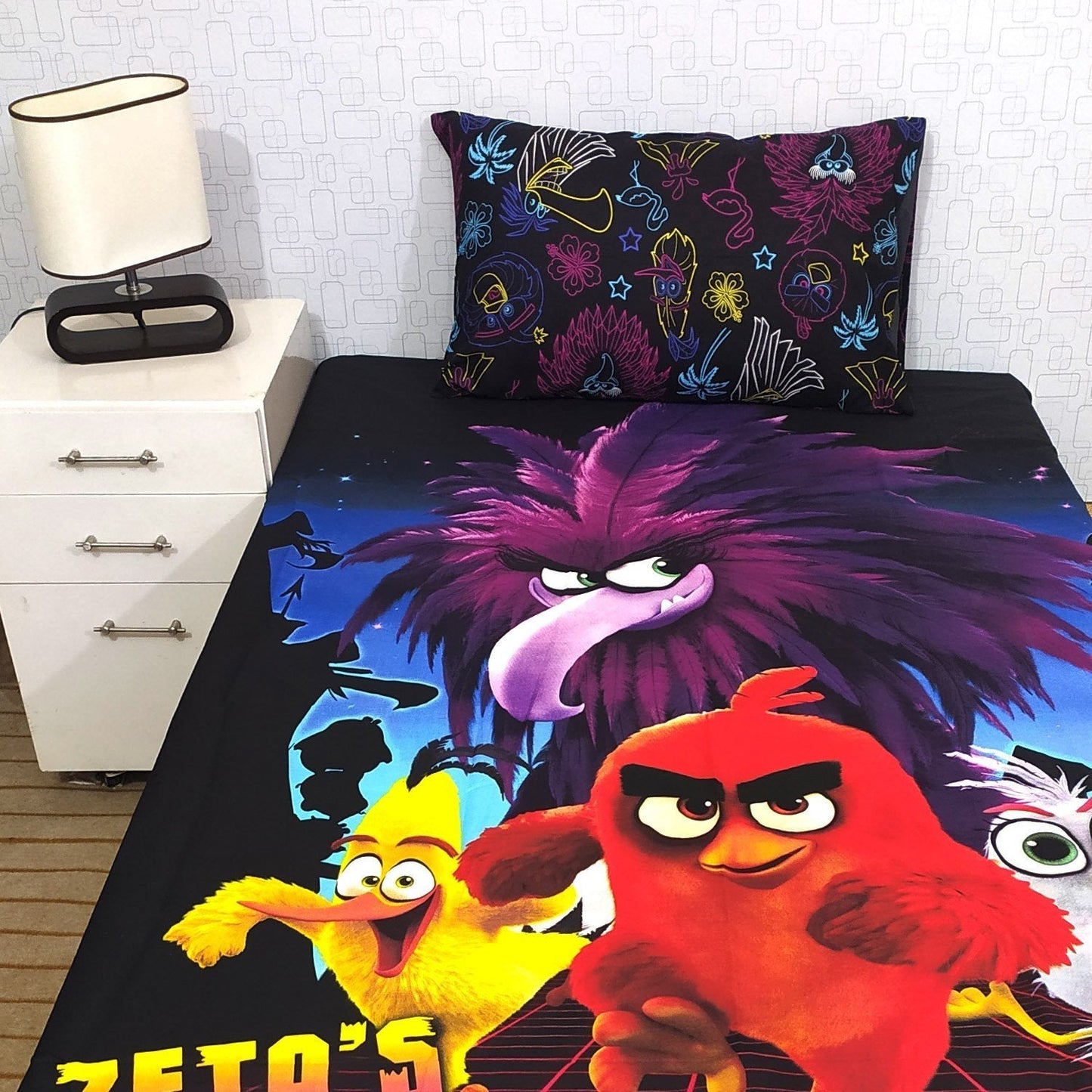 Kids Bed Sheet Angry Bird Revenge - waseeh.com