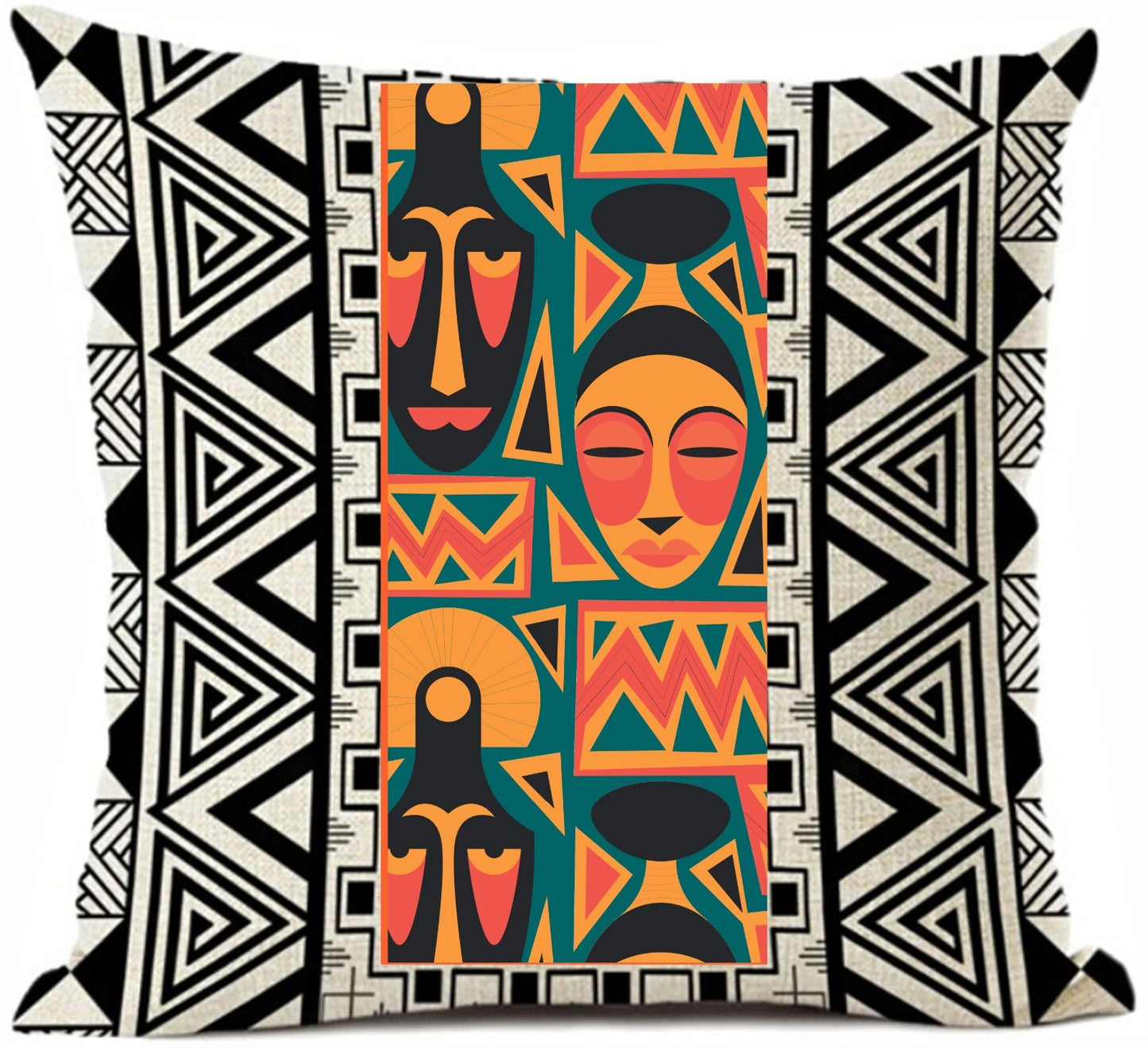 African Ethnic Cushion Covers Pack 4