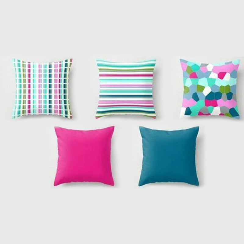 Funky Colors Cushion Covers Pack of 5