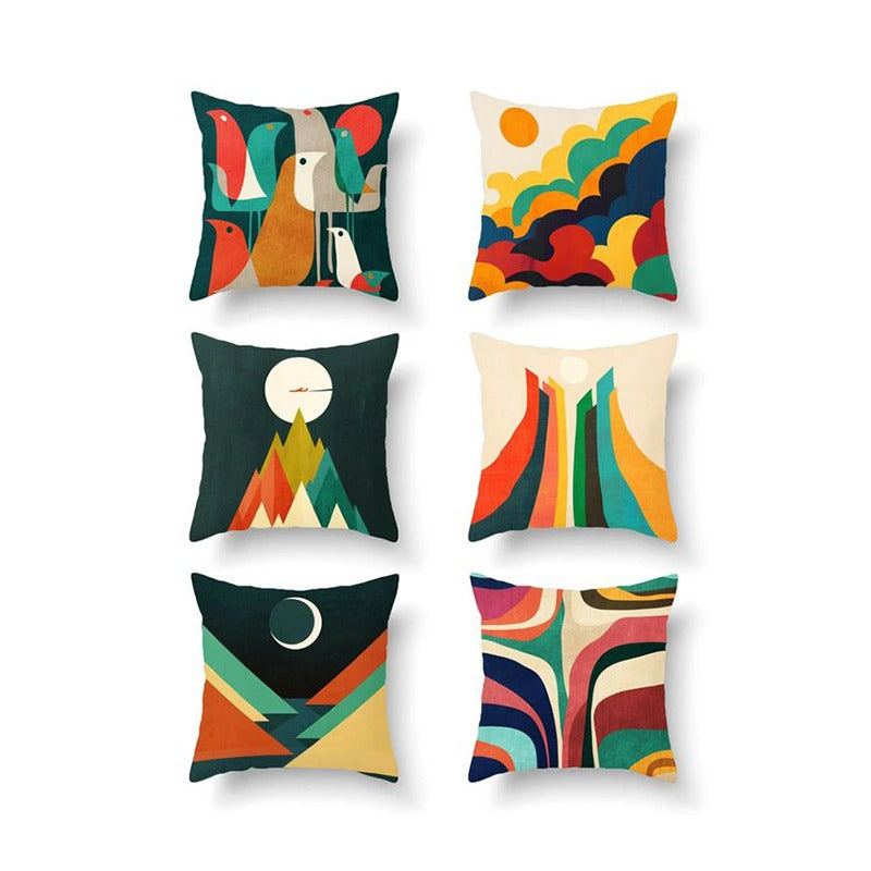 Multi Color Cushion Covers Pack of 6