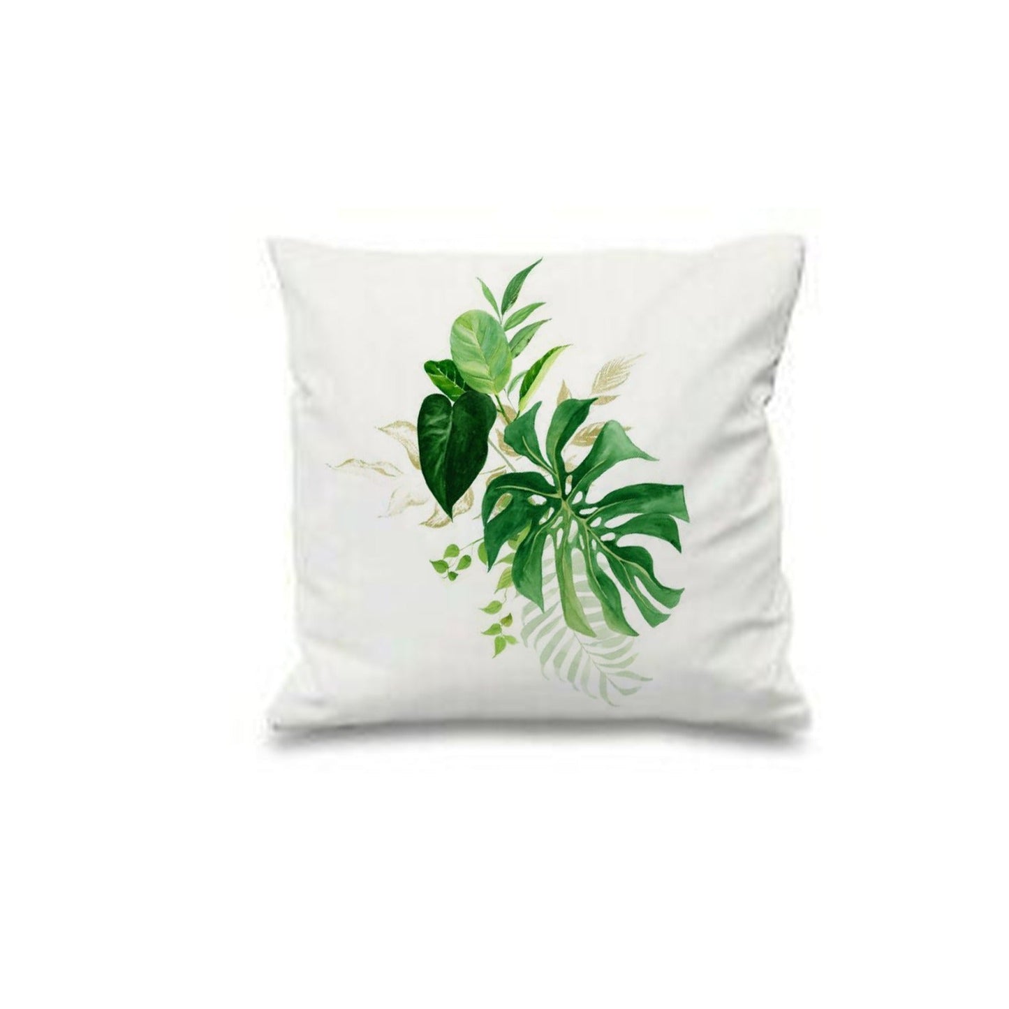 Golden Monstra Plant Cushion Covers Pack of 4