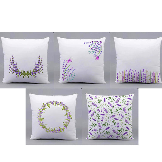 Flowery Crown Cushion Covers Pack of 5