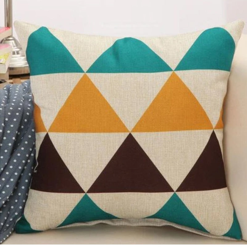 Geometric Swirls Pattern Cushions Cover Pack 6