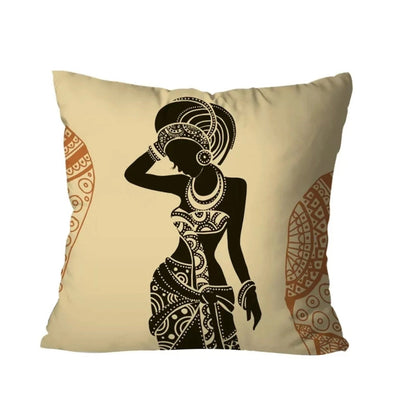 African Beige  Cushion Covers Pack of 3