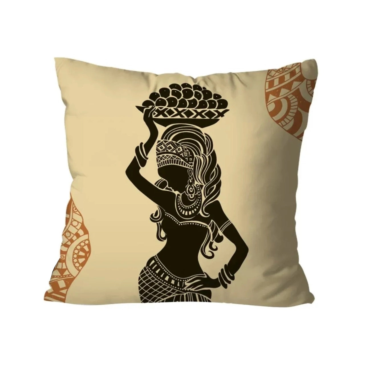 African Beige  Cushion Covers Pack of 3