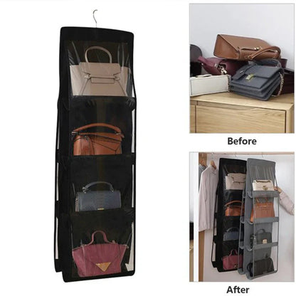 Hanging Purse Organizer 8 Compartments