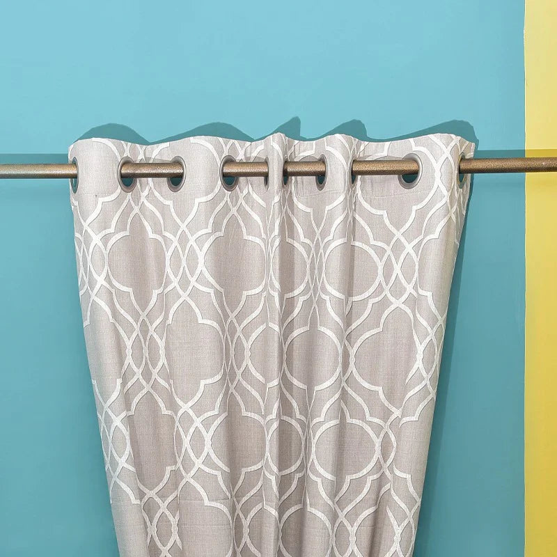 Rangel Pattern Grey Curtains