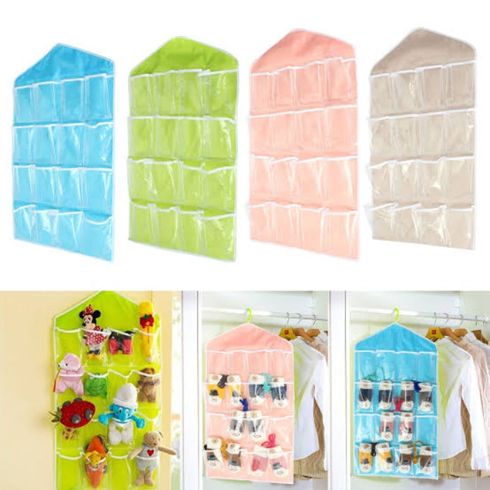 Candy Color Pocket door Hanging organizer Bags