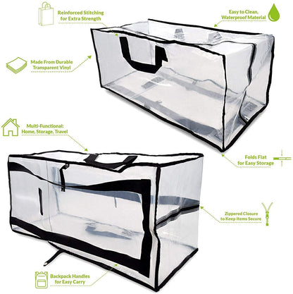 Clear Zipper Storage Bag