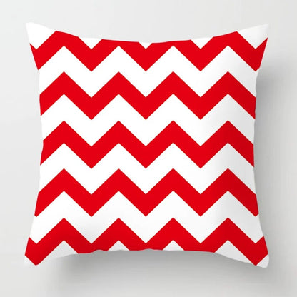 Geometric Striped Cushion Covers Pack 4