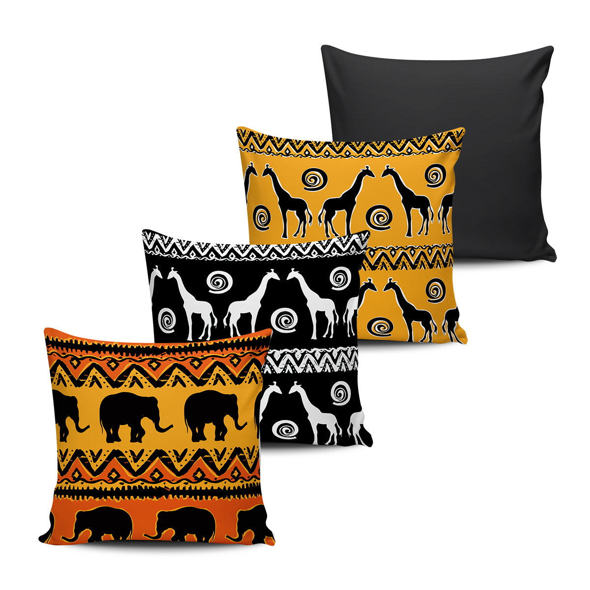 Kit Geometric Cushion Covers Pack 4