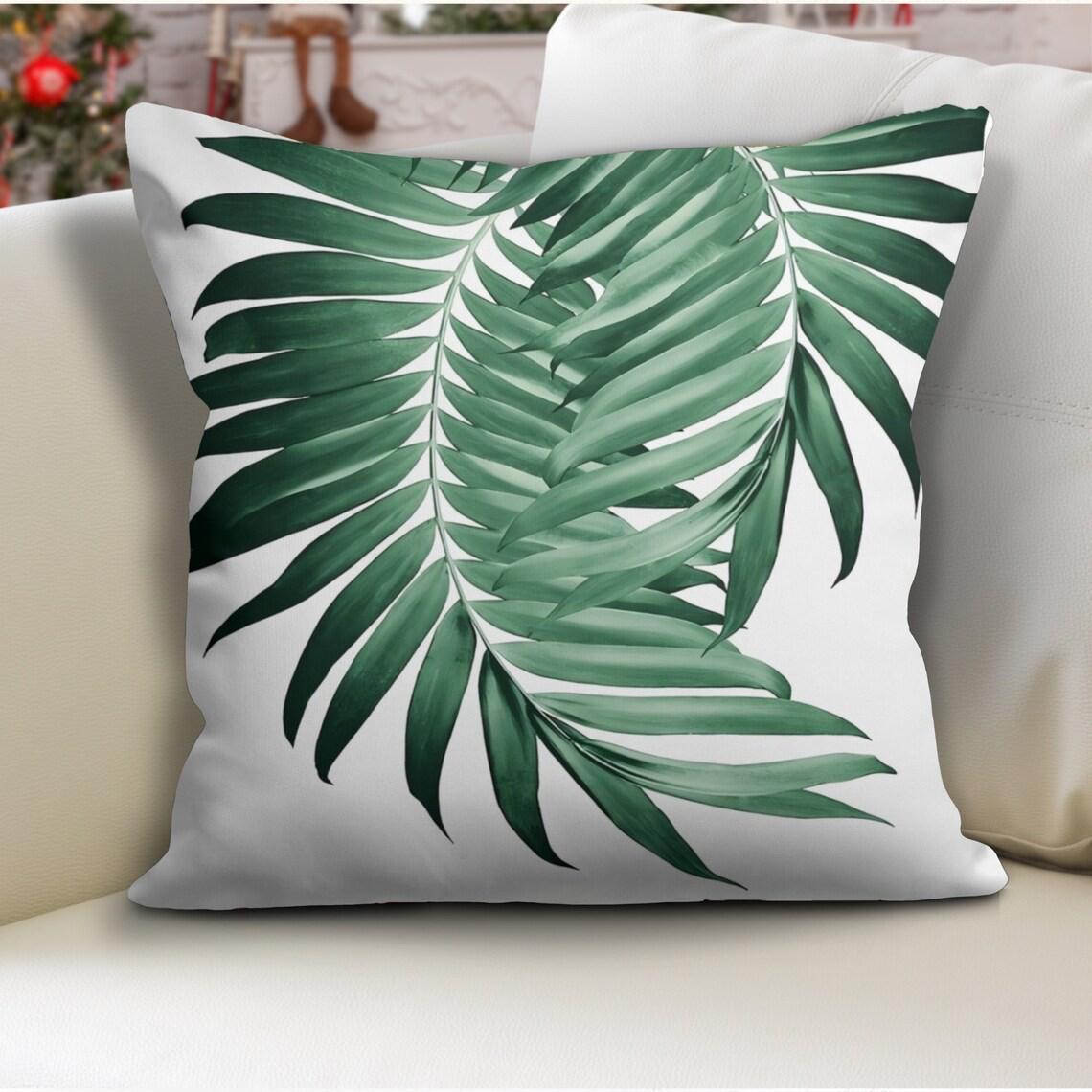 African Tropical Plant Cushion Cover Pack of 4